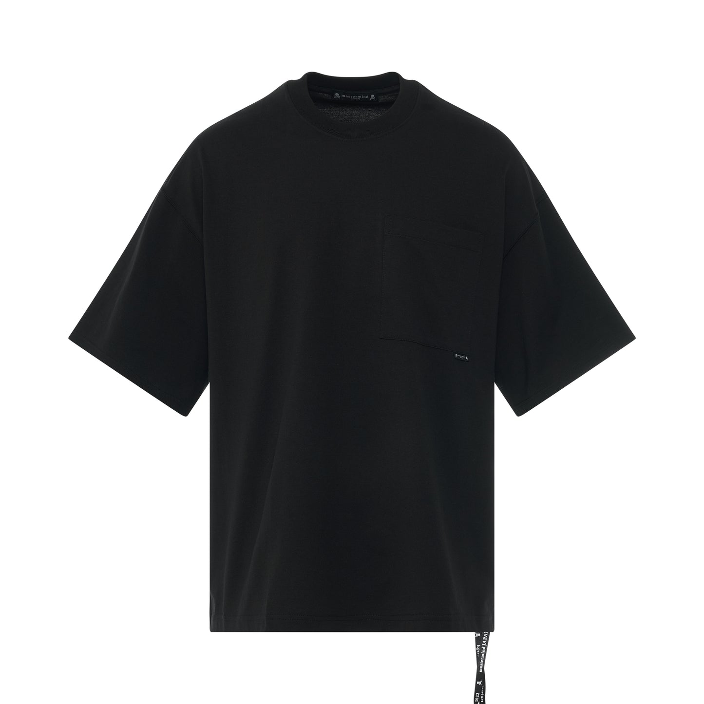Circle Logo Boxy Fit T-Shirt in Black