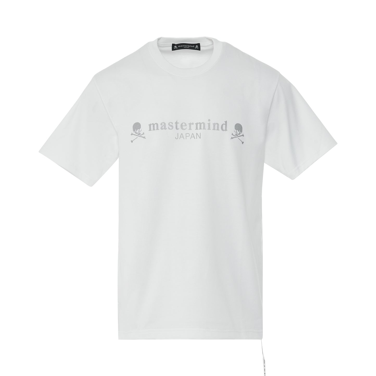 Reflective Skull Logo T-Shirt in White