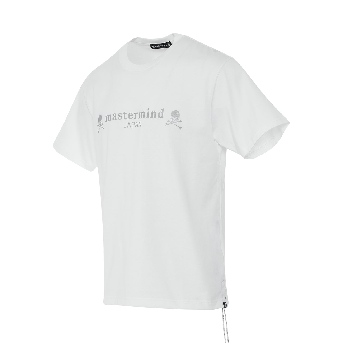Reflective Skull Logo T-Shirt in White