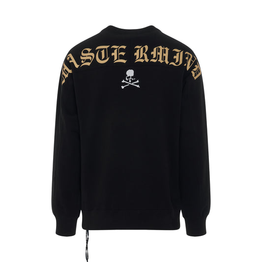 Logo Mountain Sweatshirt in Black