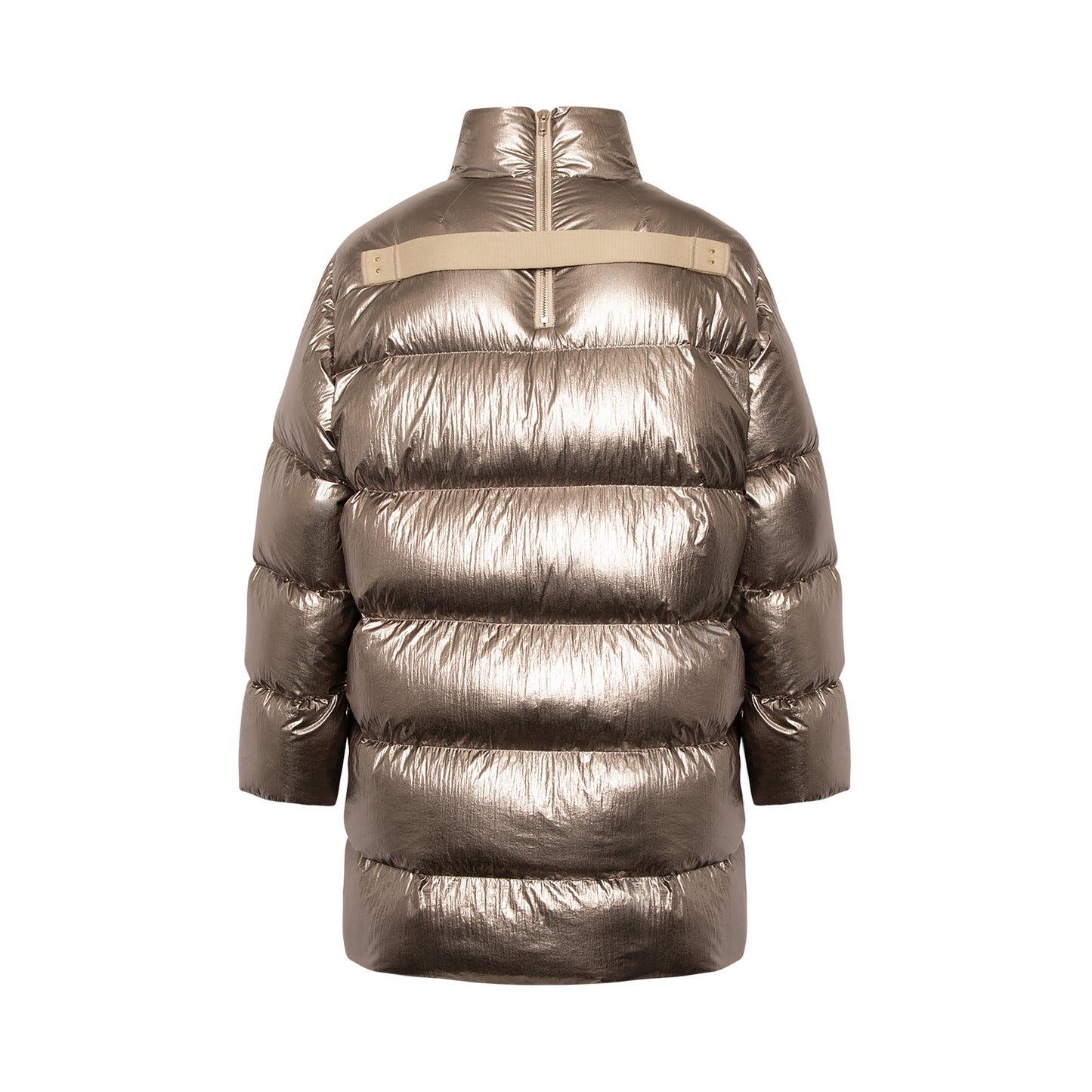 Rick Owens x Moncler Puffer Coat in Silver