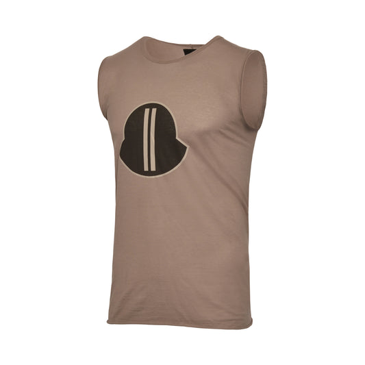 Rick Owens x Moncler Logo Tank Top in Dust