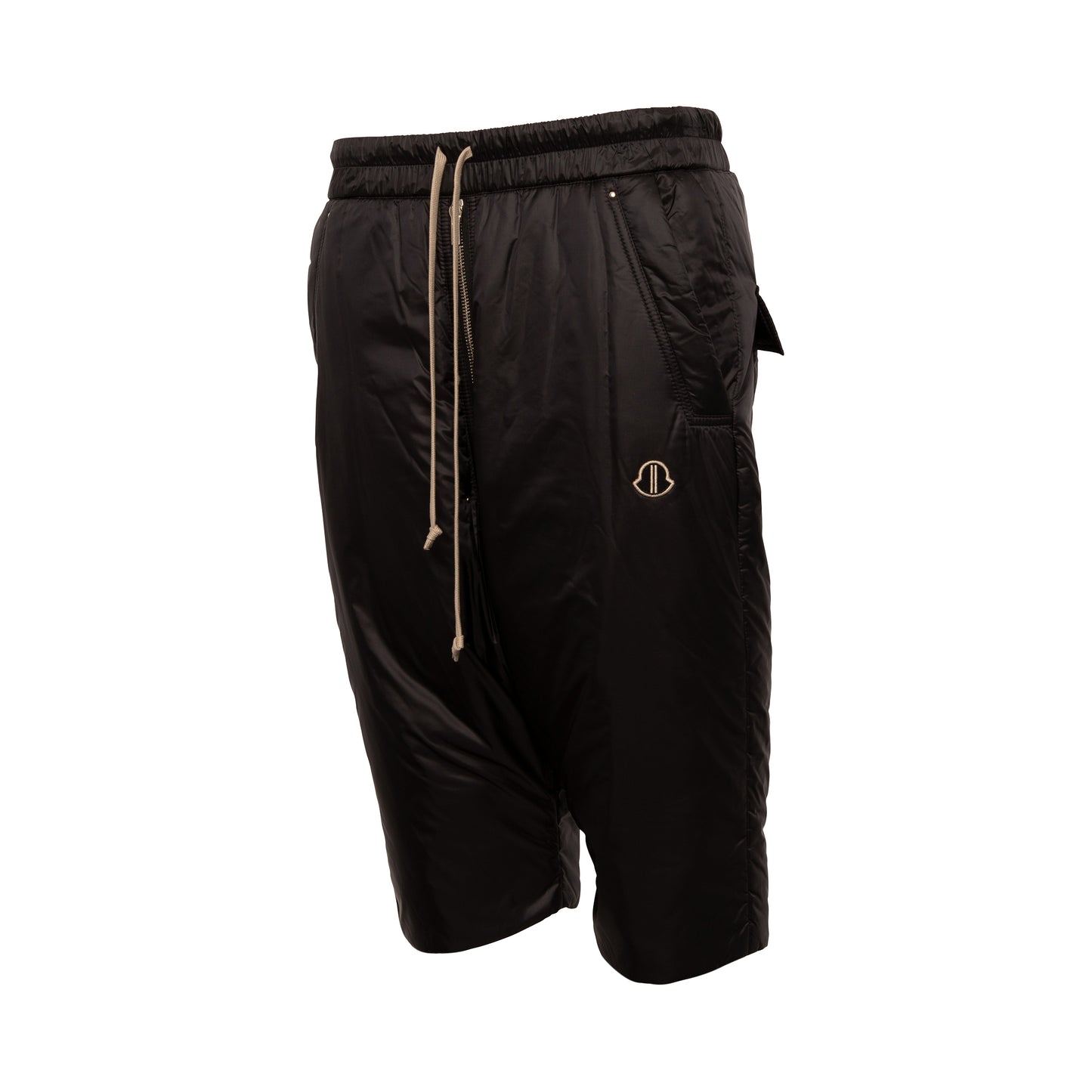 Rick Owens x Moncler Logo Shorts in Black