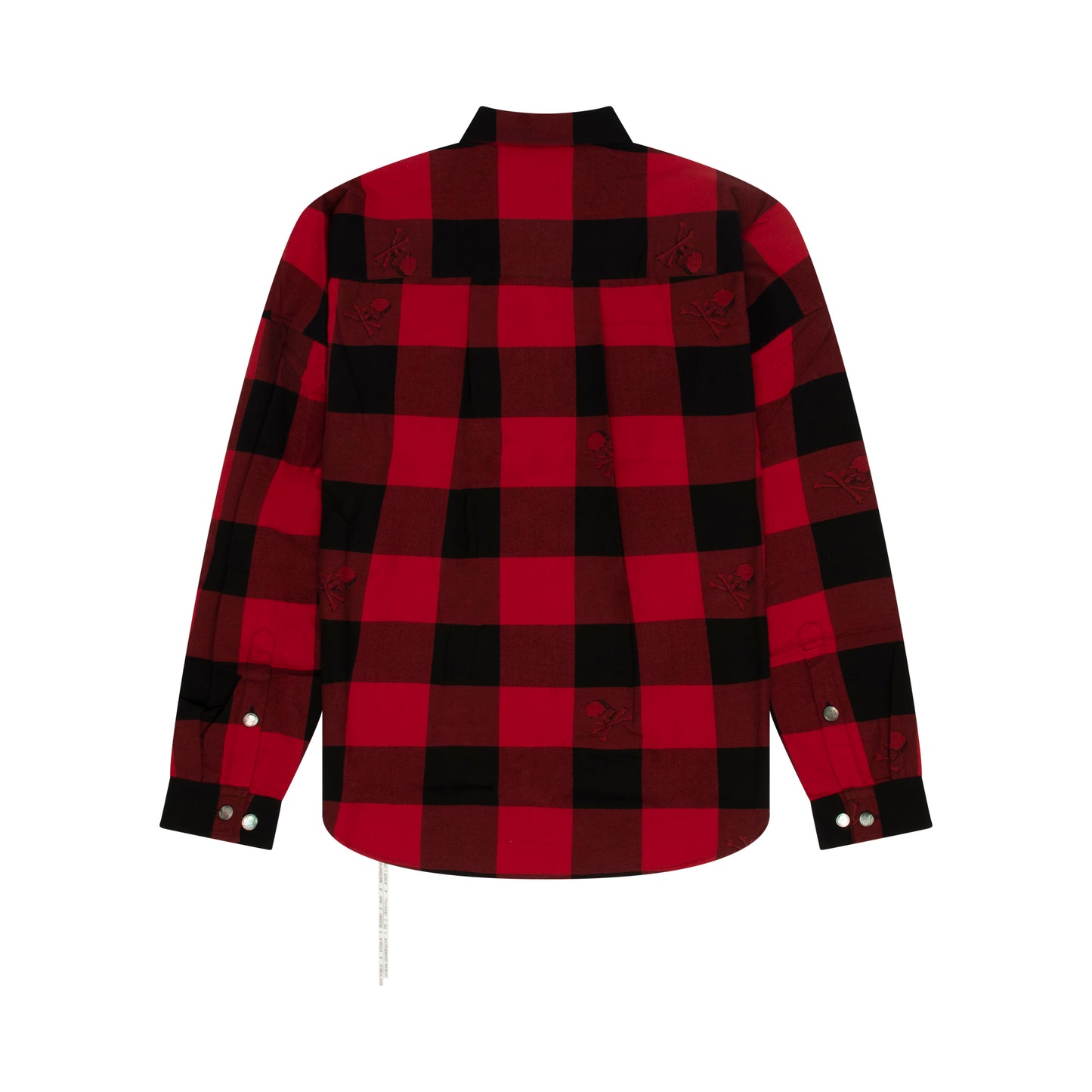 Multi Check Base Long Sleeve Shirt in Red