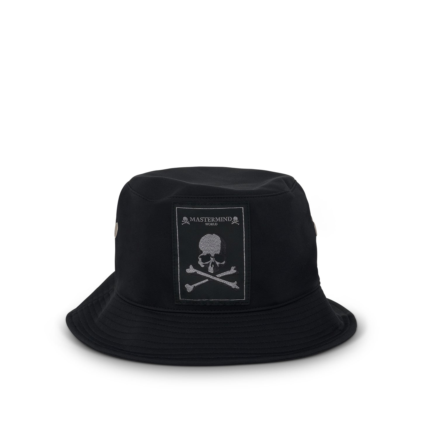 Label Bucket Hat in Black