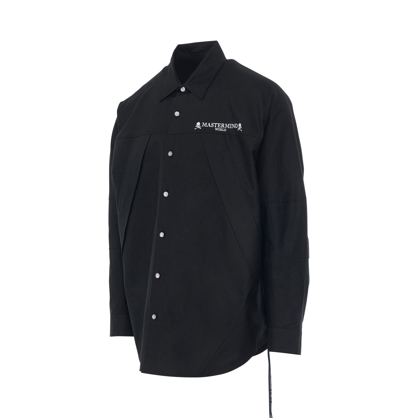 Zip Pocket Shirt in Black