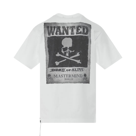 Wanted Print T-Shirt in White