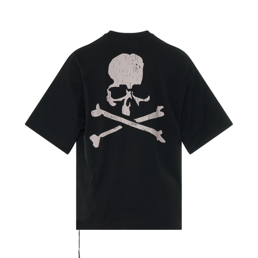 Noize Skull Boxy Fit T-Shirt in Black