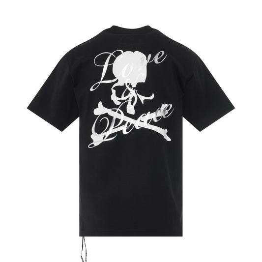 Love & Peace T-Shirt in Black