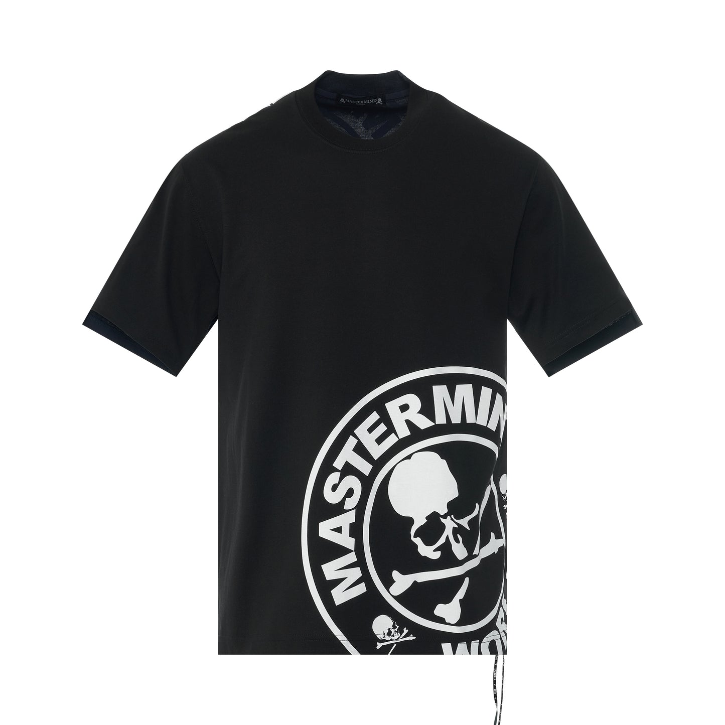 Big Logo Circle T-Shirt in Black/Navy