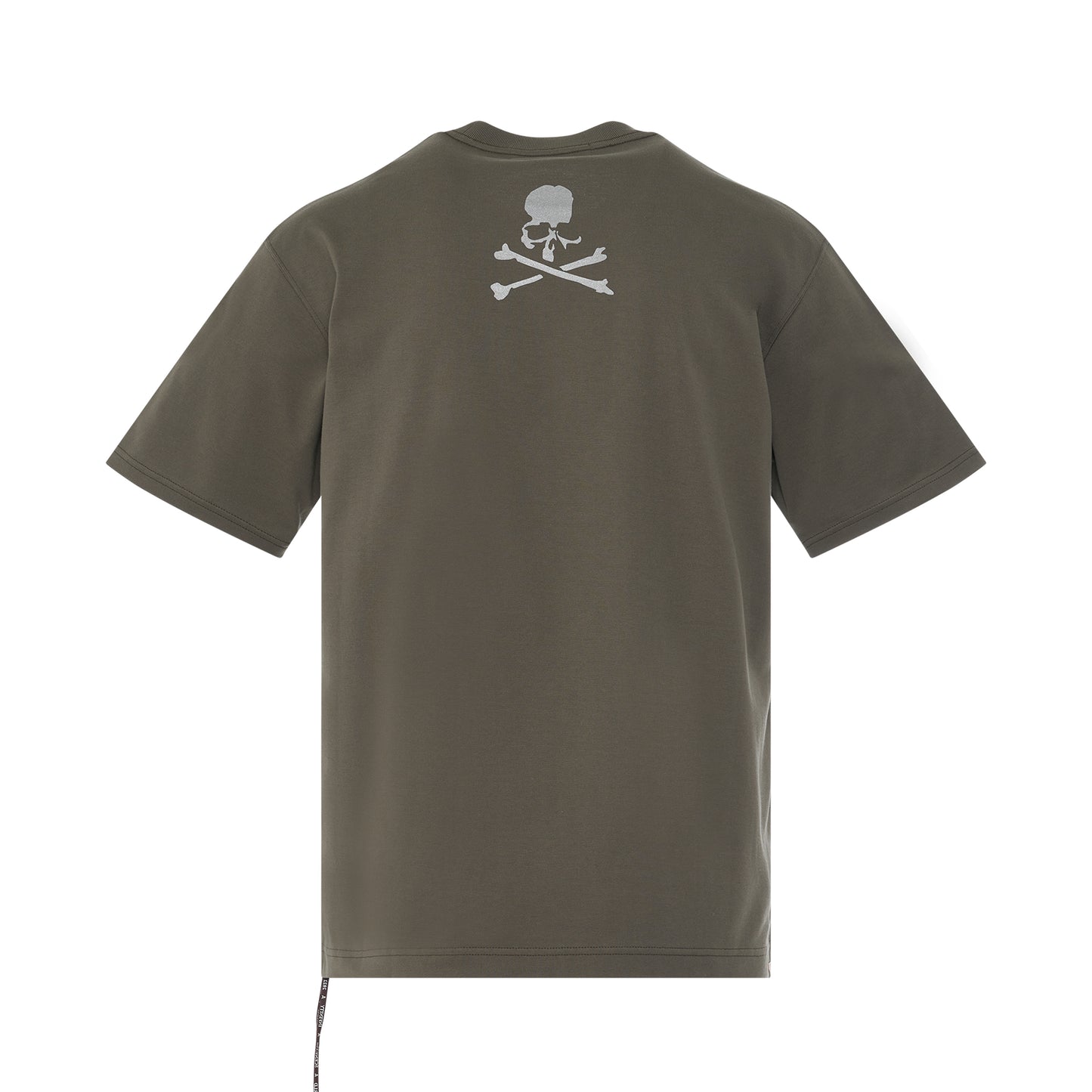 Reflective Skull T-Shirt in Olive