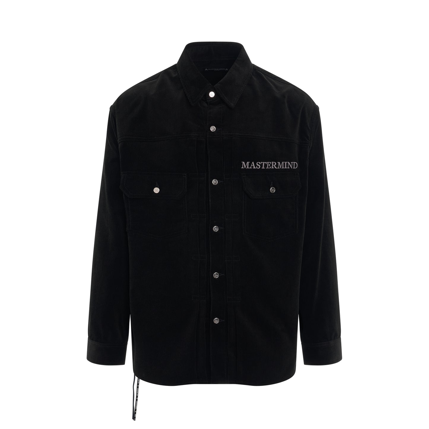 Corduroy Trucker Jacket in Black