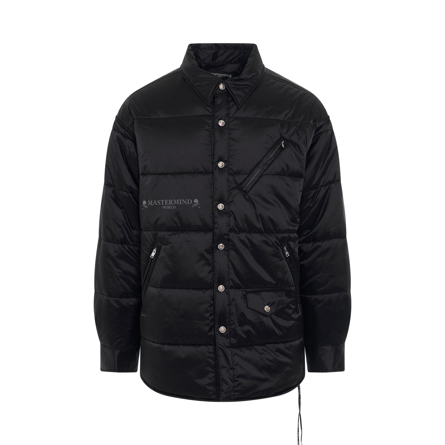 Nylon Padding Jacket in Black