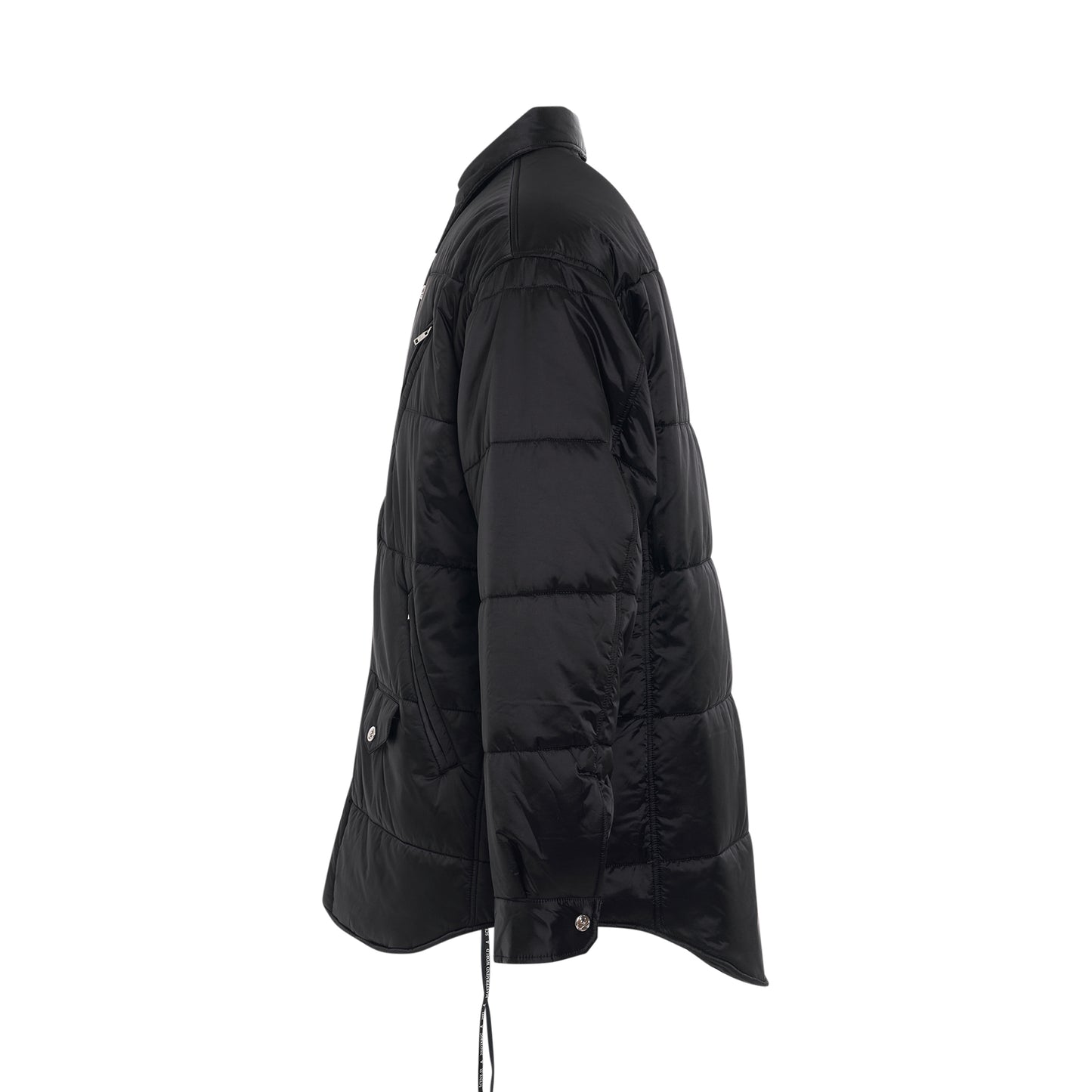 Nylon Padding Jacket in Black