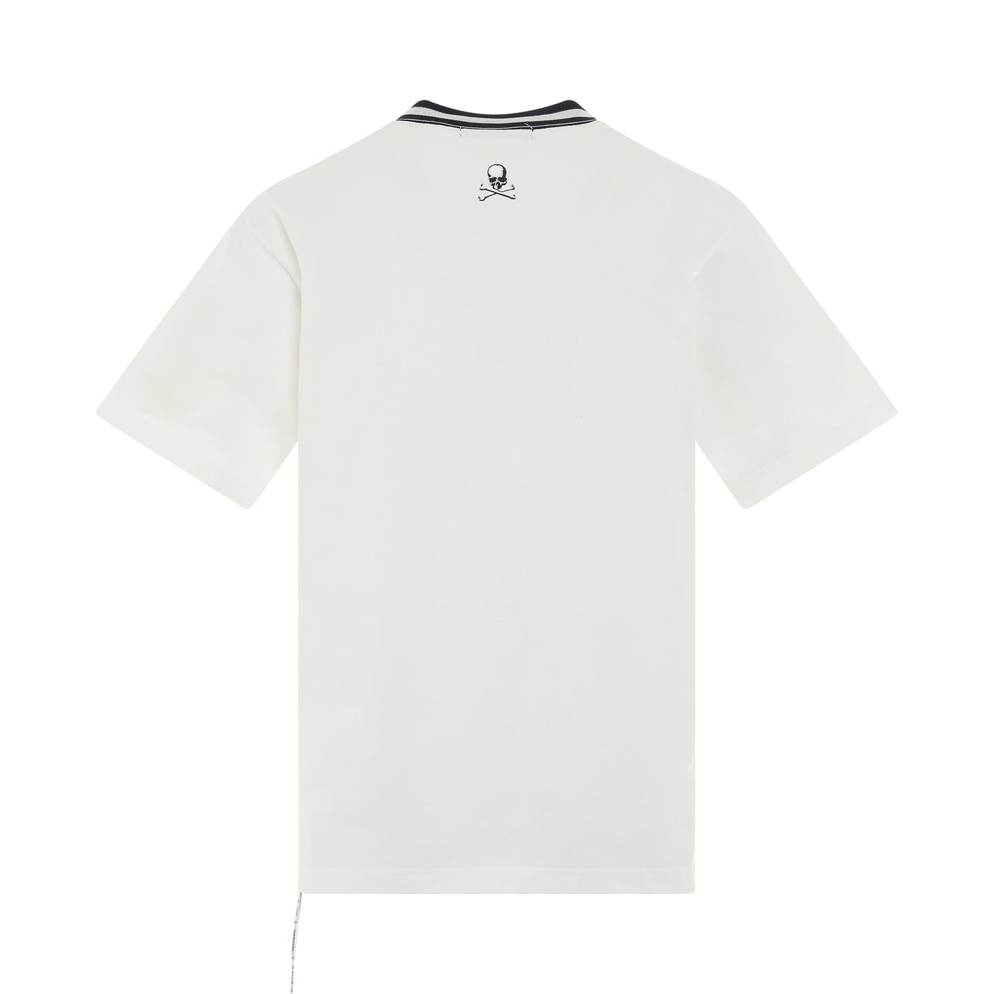 Logo Ribbed T-Shirt in White