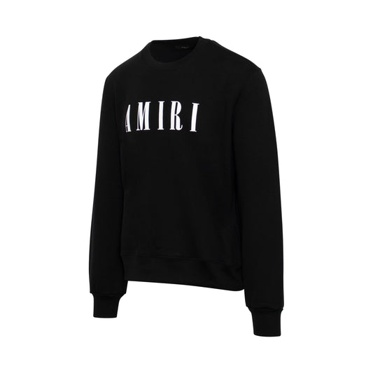 Amiri Core Logo Crewneck Sweatshirt in Black