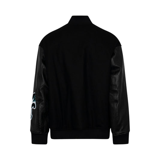 F Stadium Jacket in Black