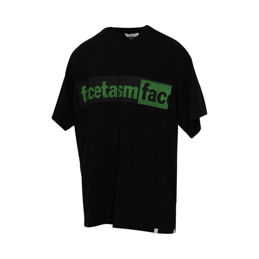 Logo Print Big T-Shirt in Black