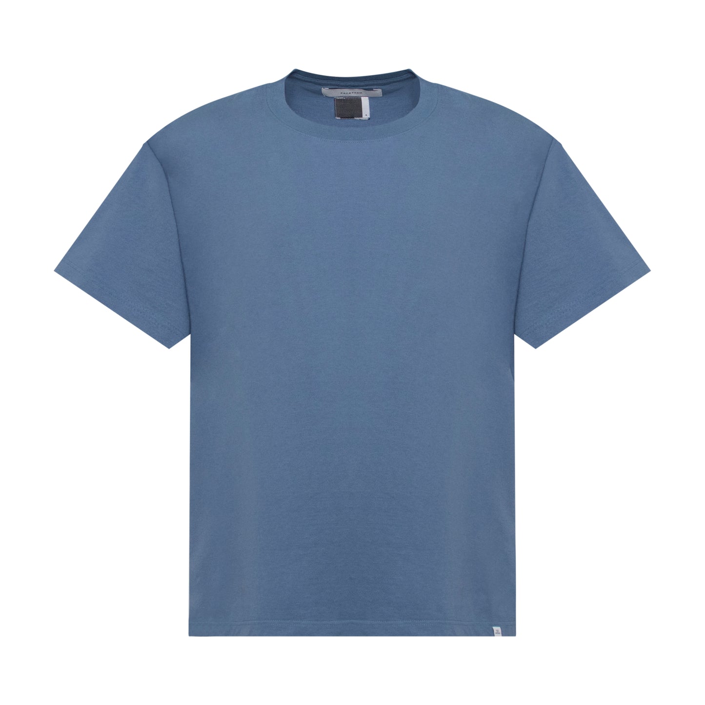 Rib Big T-Shirt in Blue