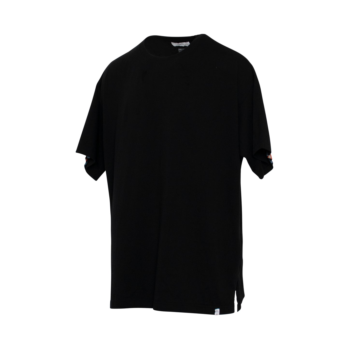 Rib Big T-Shirt in Black