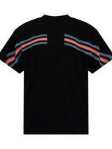ブラックのリブビッグTシャツ