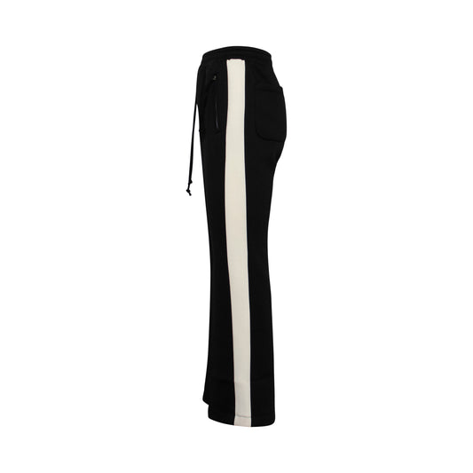 Jersey Flare Pants in Black