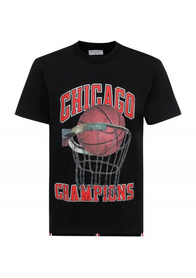 Chicago Basket Champions T-Shirt in Black