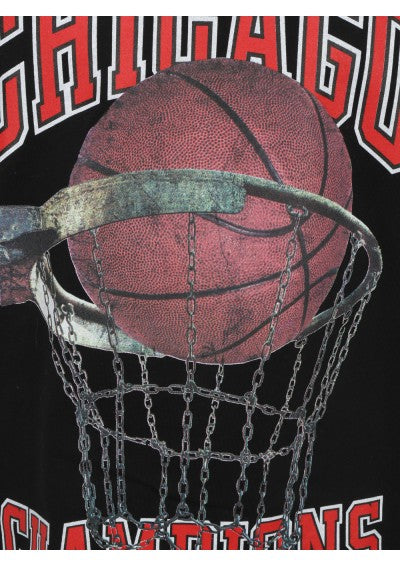 Chicago Basket Champions T-Shirt in Black