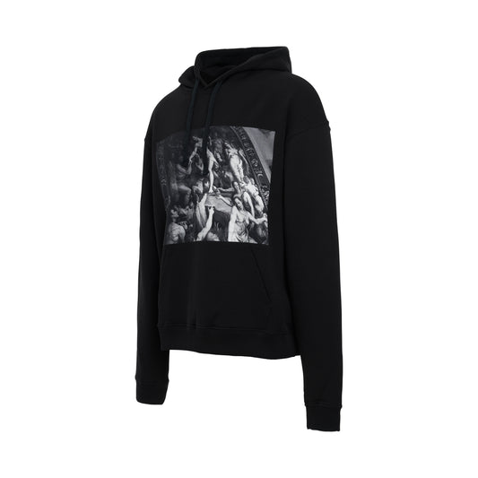 New World Paint Hoodie in Black