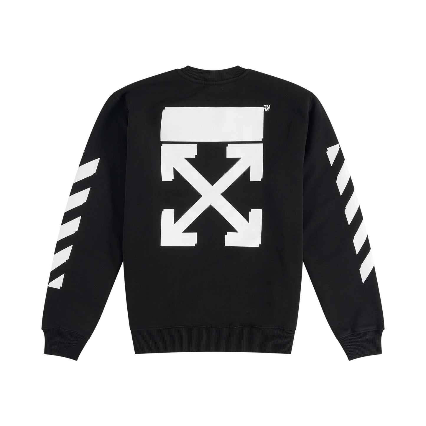 Rubber Arrow Crewneck in Black/White