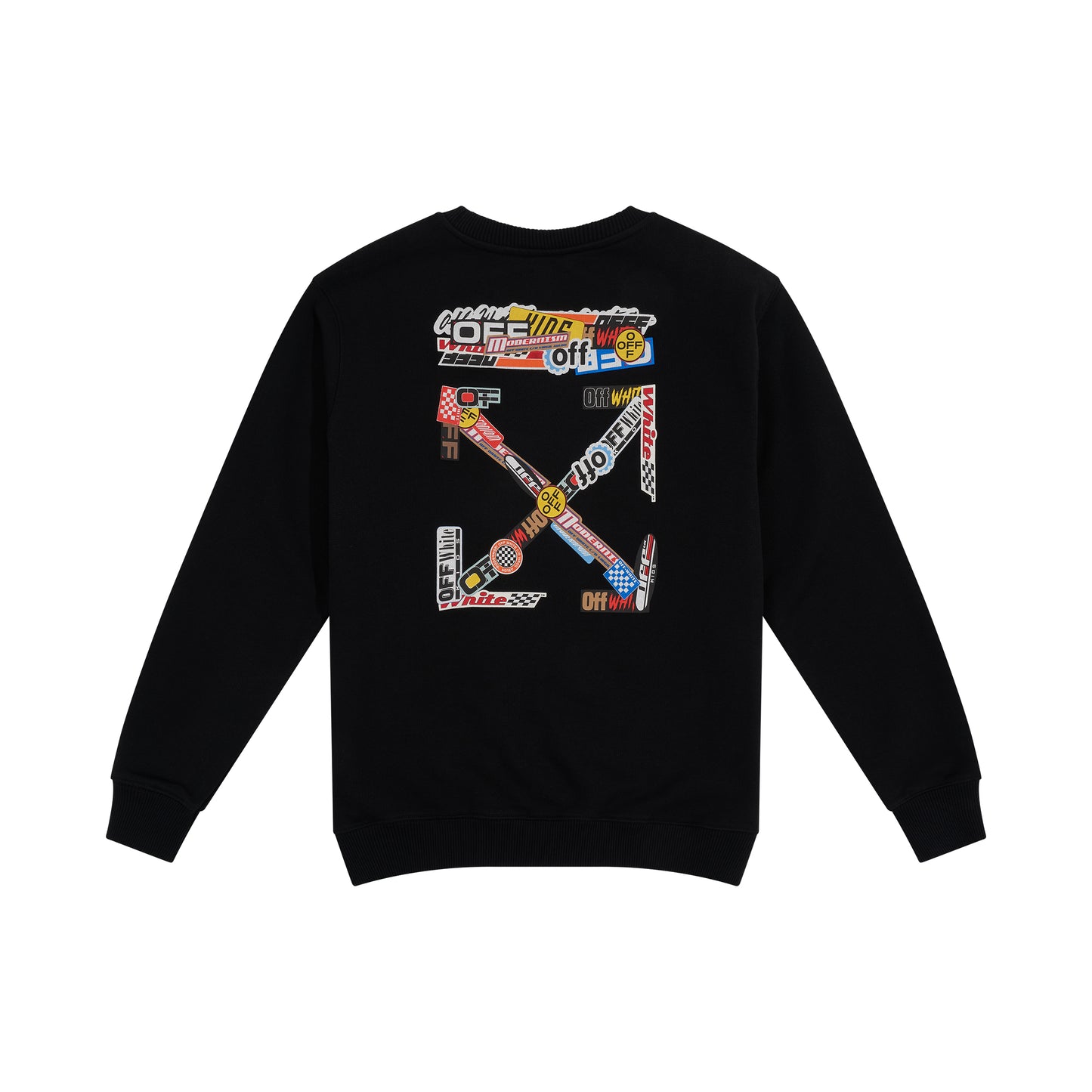 Off Racing Arrow Sweatshirt in Black