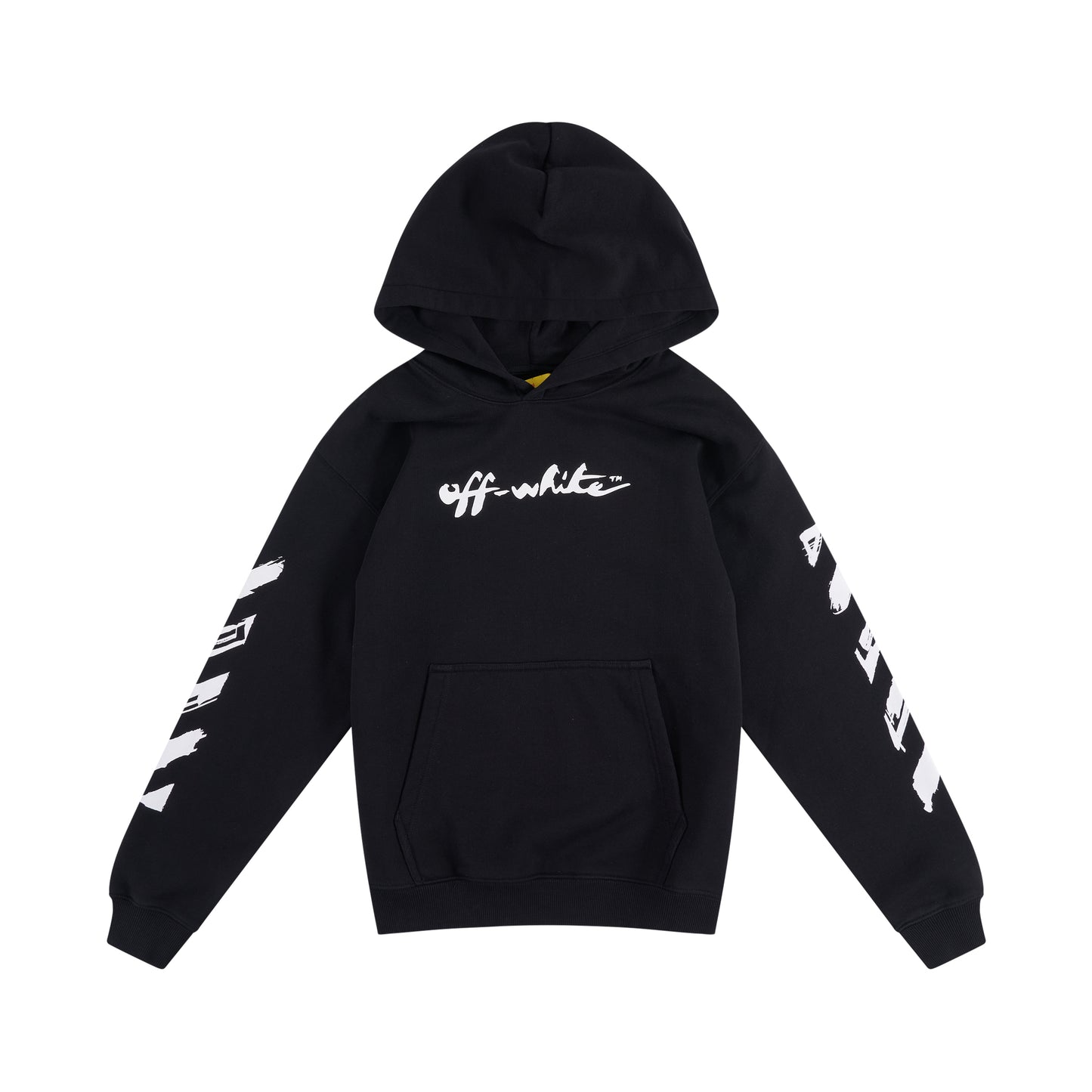 OW Script Hoodie in Black/White