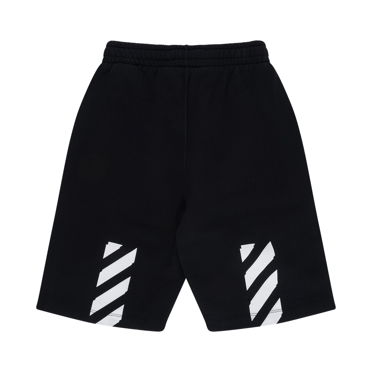 Rubber Arrow Sweat Short in Black/White