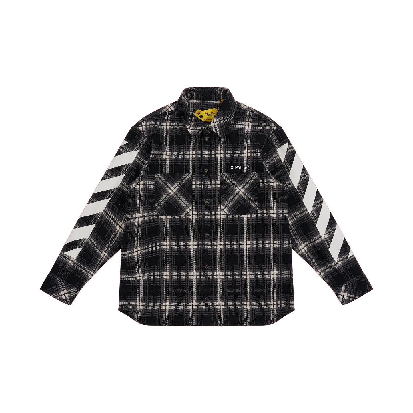 Check Flannel Shirt in Black/White