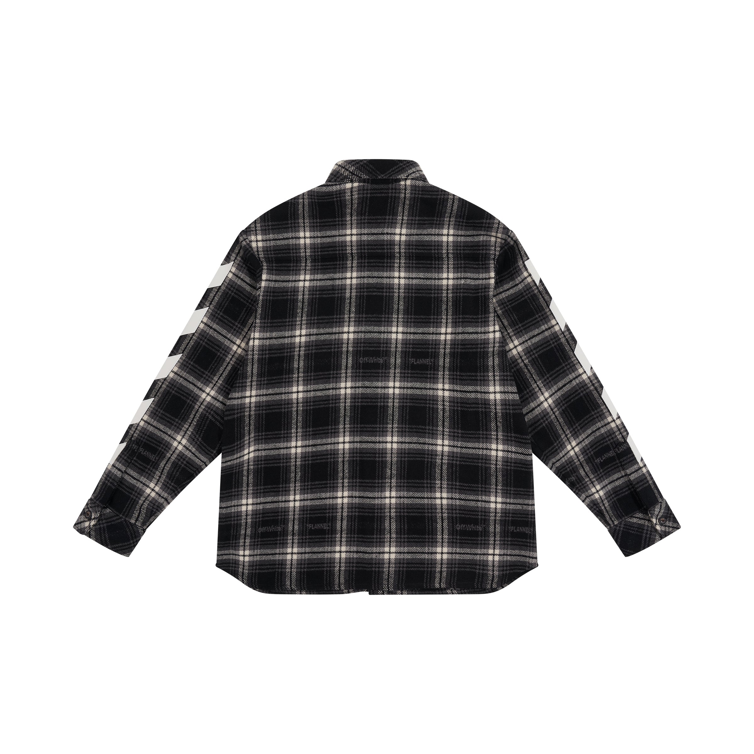 OFF-WHITE KIDS Check Flannel Shirt in Black/White – MARAIS