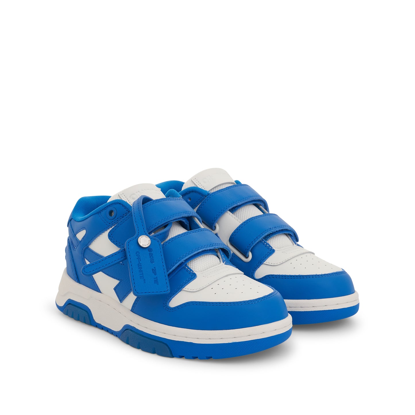 Out Of Office Straps Sneakers in White/Blue