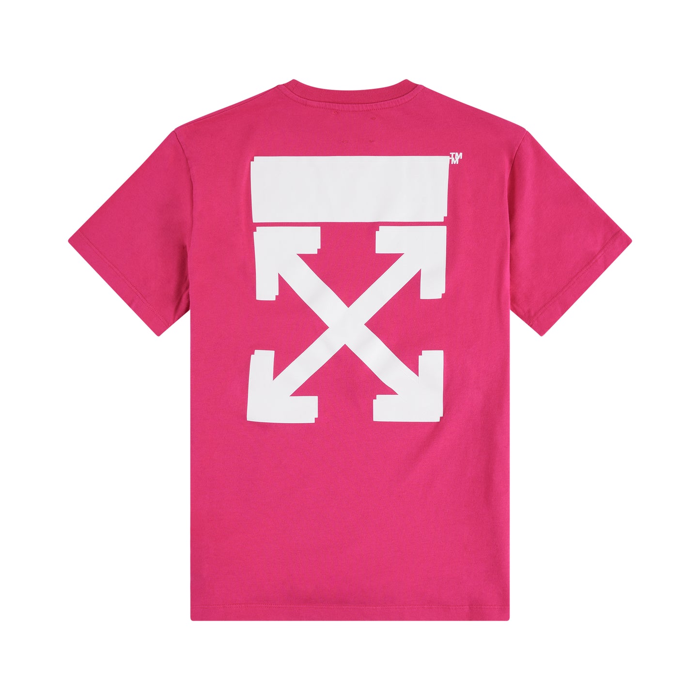 Rubber Arrow S/S T-Shirt in Fuchsia/White