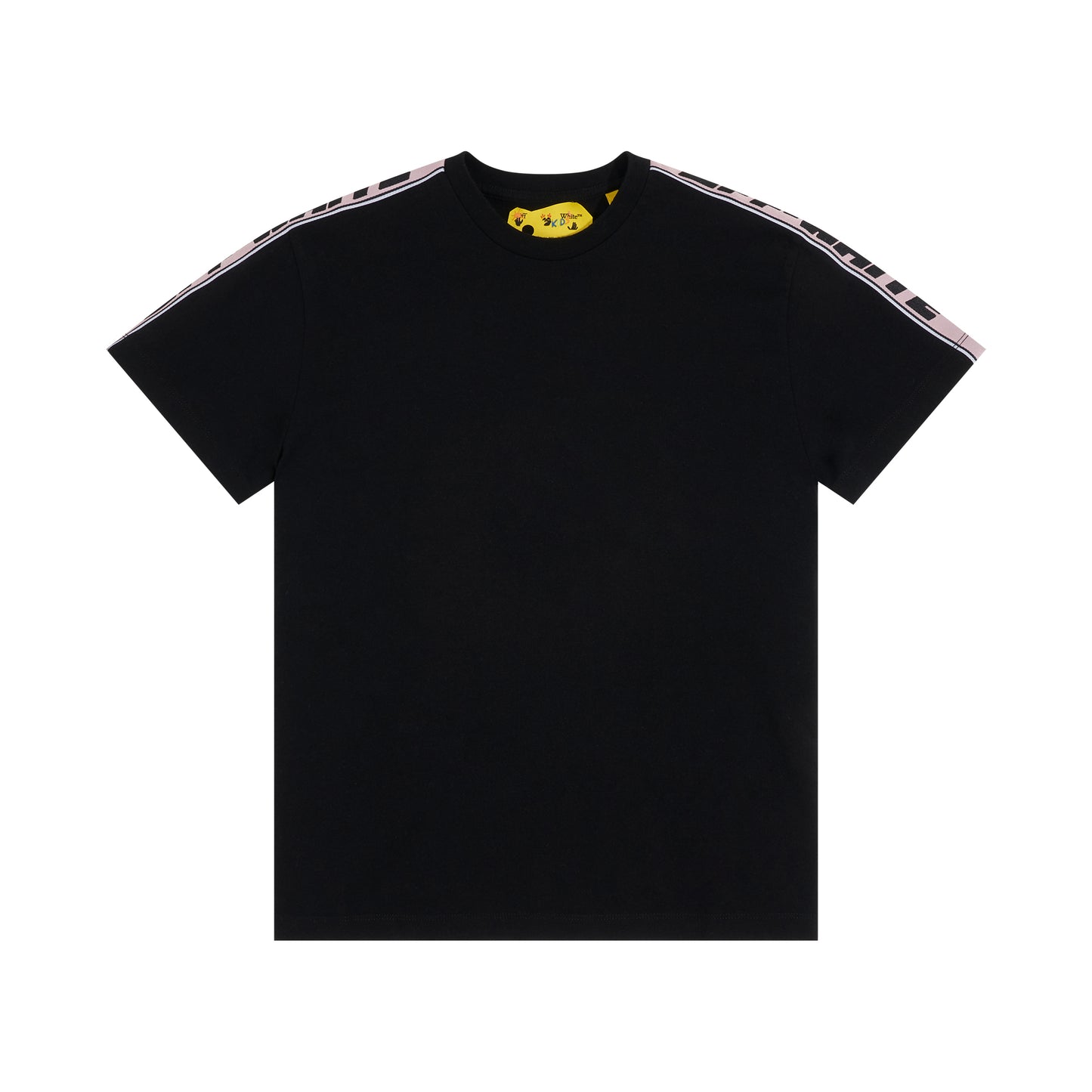 Logo Band Short Sleeve T-Shirt in Black