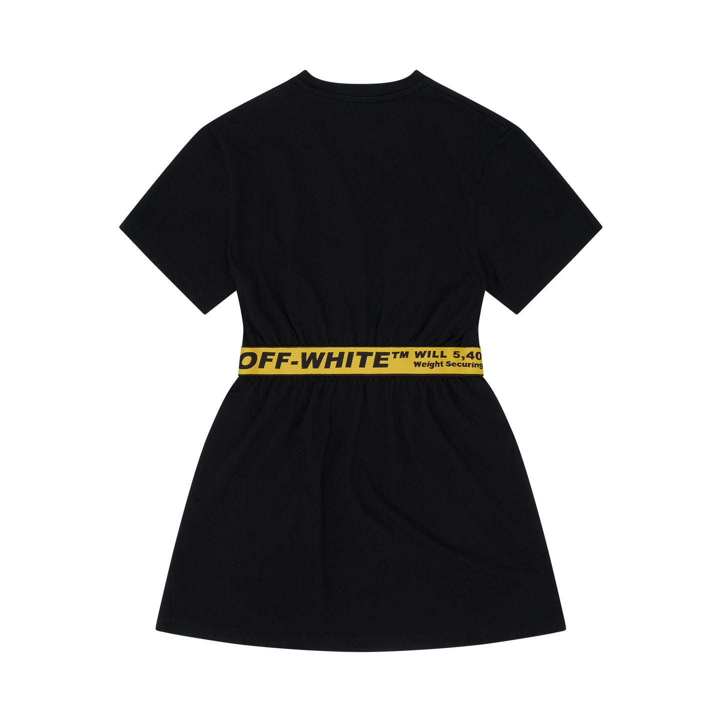 Off Industrial Tee Dress in Black/White