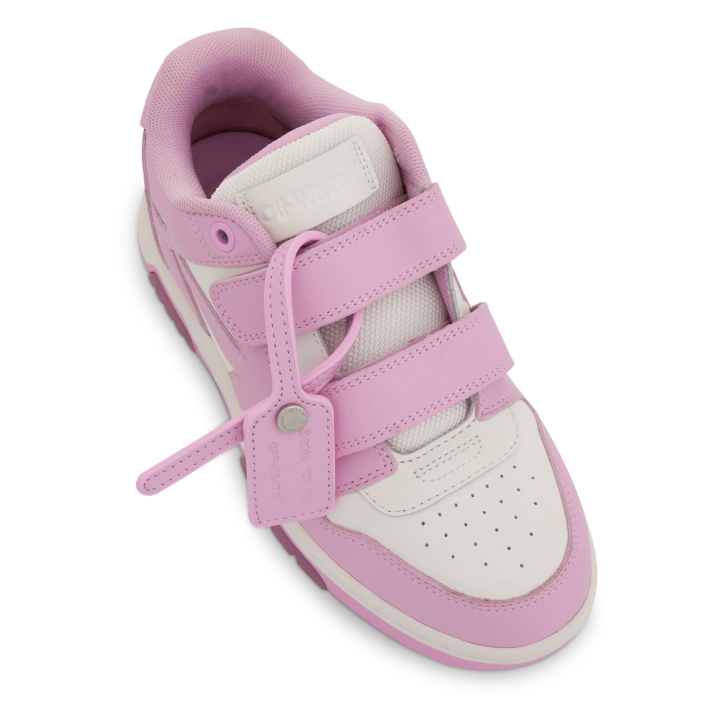 Out Of Office Straps Sneaker in White/Pink