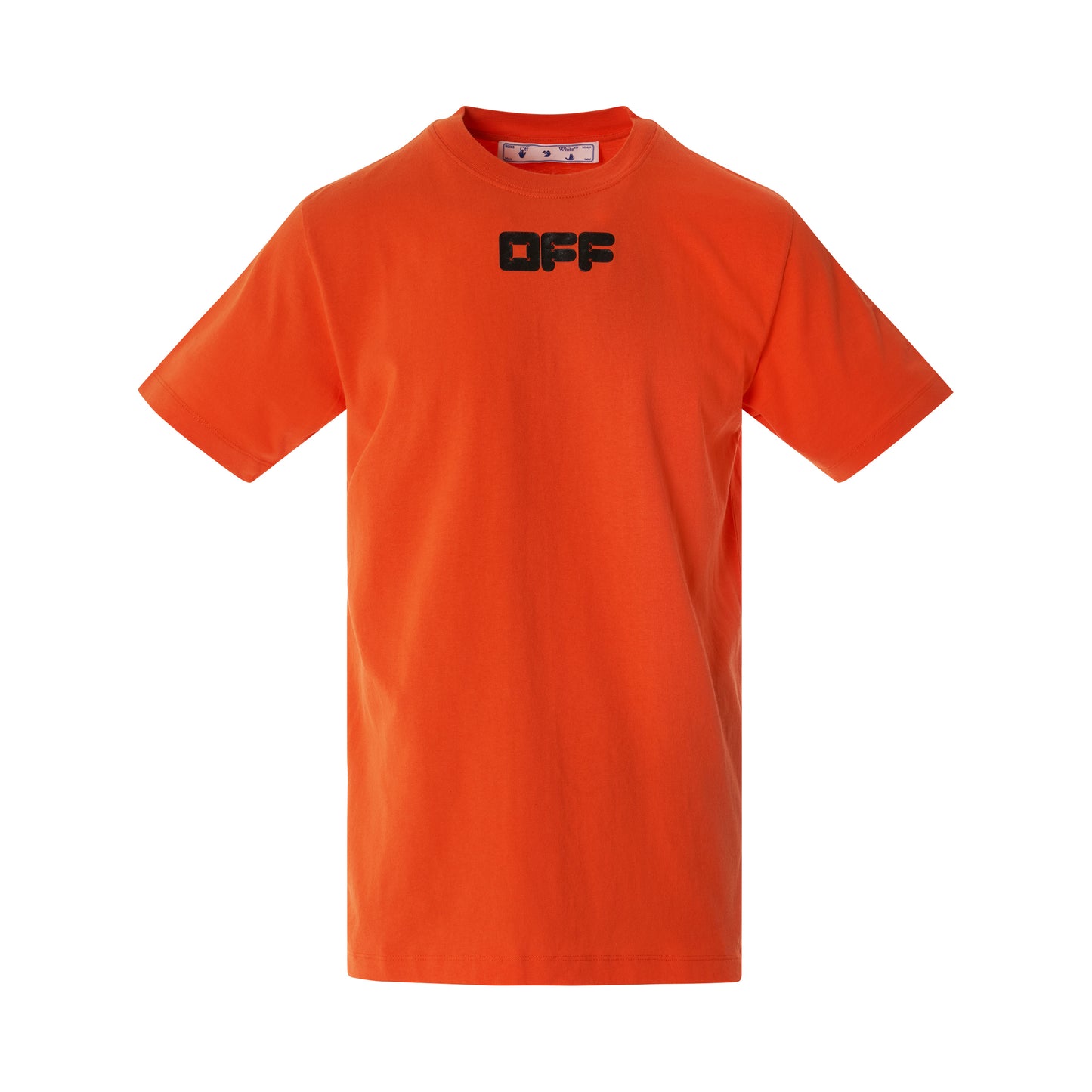 Arrows Font Slim Fit T-Shirt in Orange