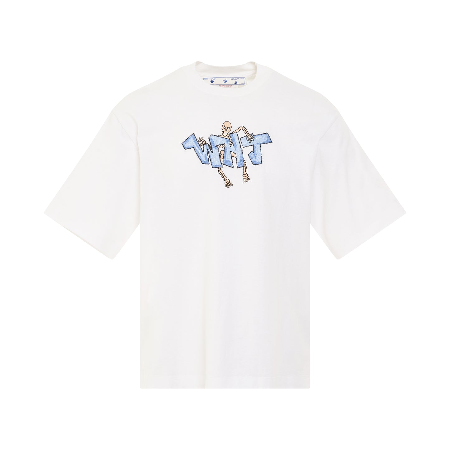 Off-white Graffiti Skate T-shirt In Gray