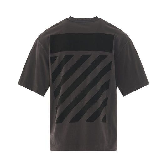 Diagonal Tab Vintage Skate Fit T-Shirt in Black