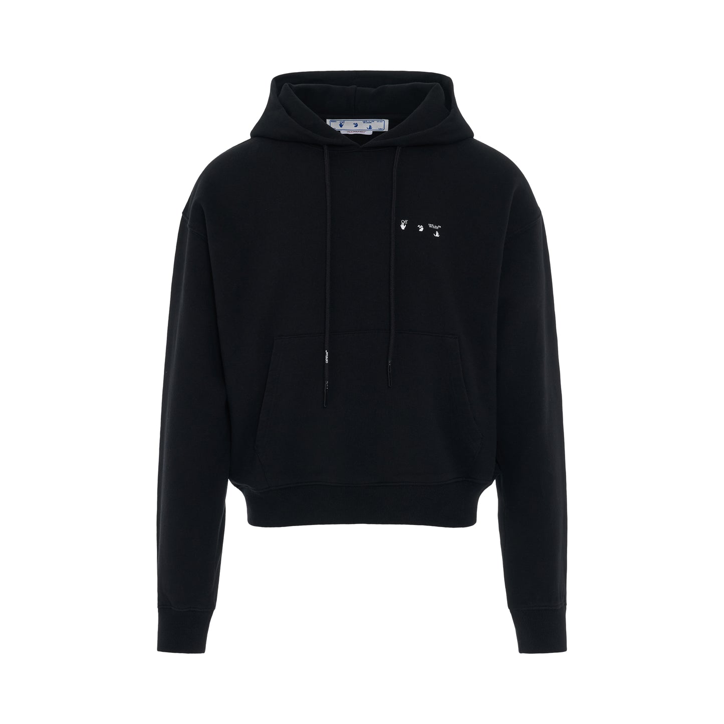 Caravaggio Paint Oversize Fit Hoodie in Black/White