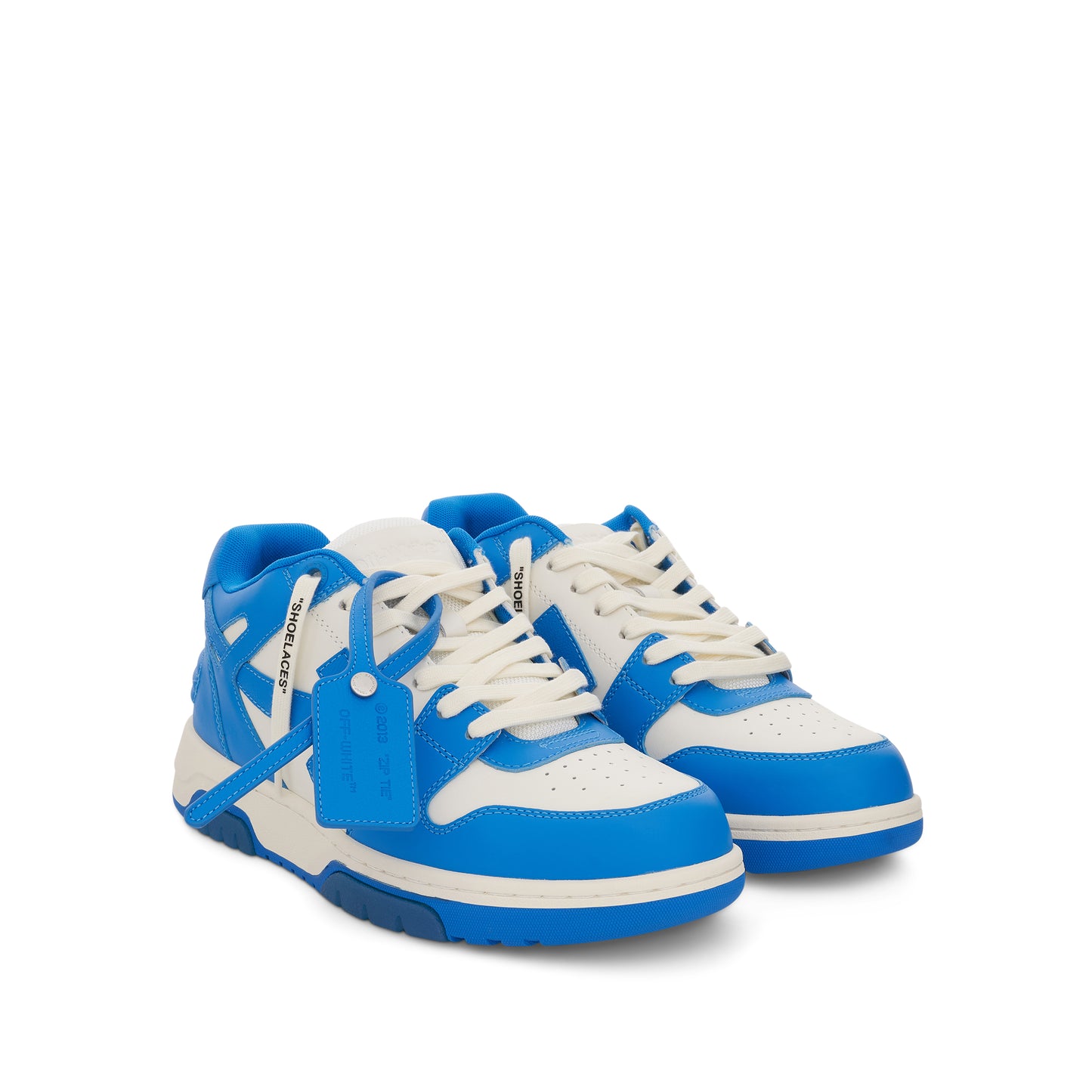 Out Of Office Leather Sneaker in Blue/White