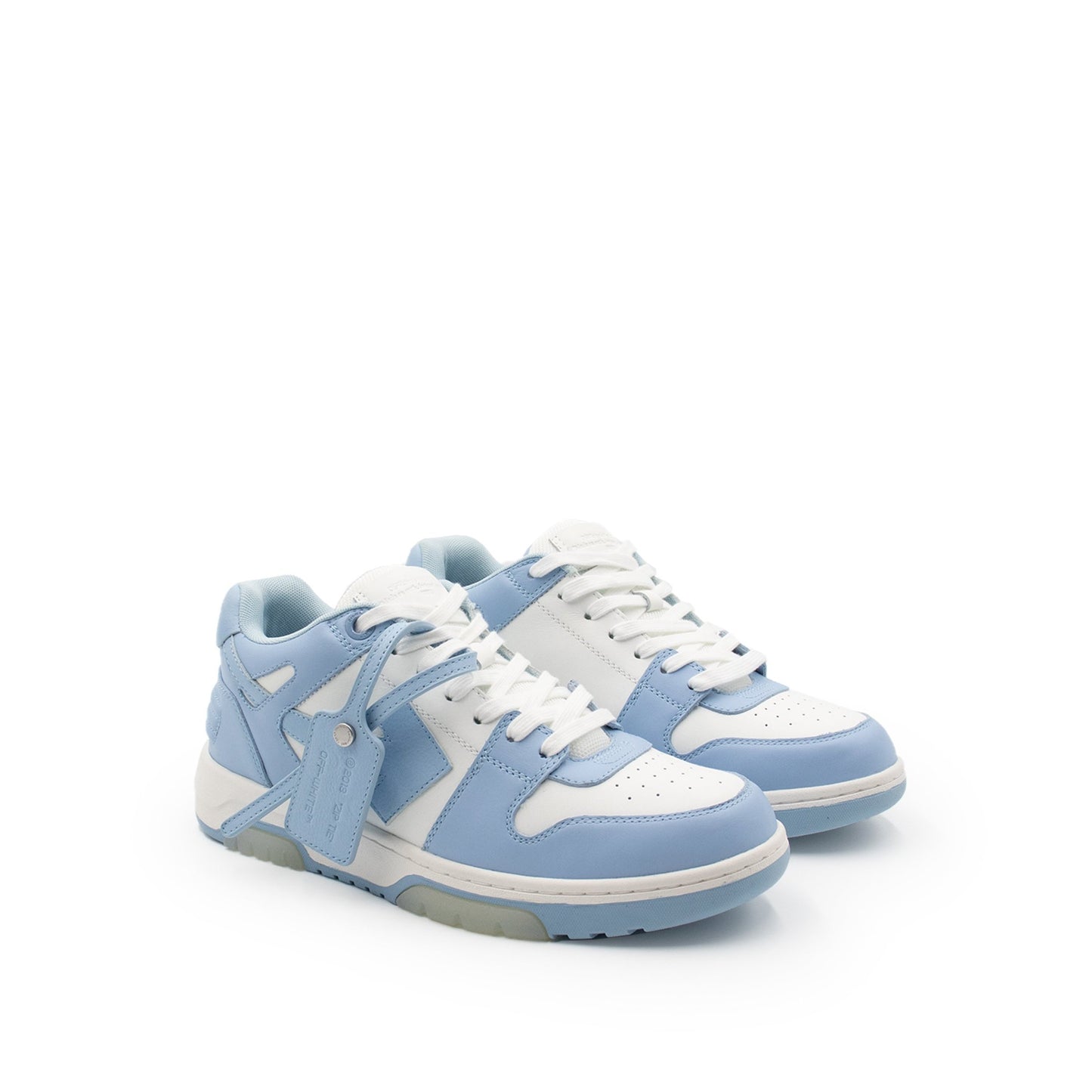 Out Of Office Calf Leather Sneaker in White/Light