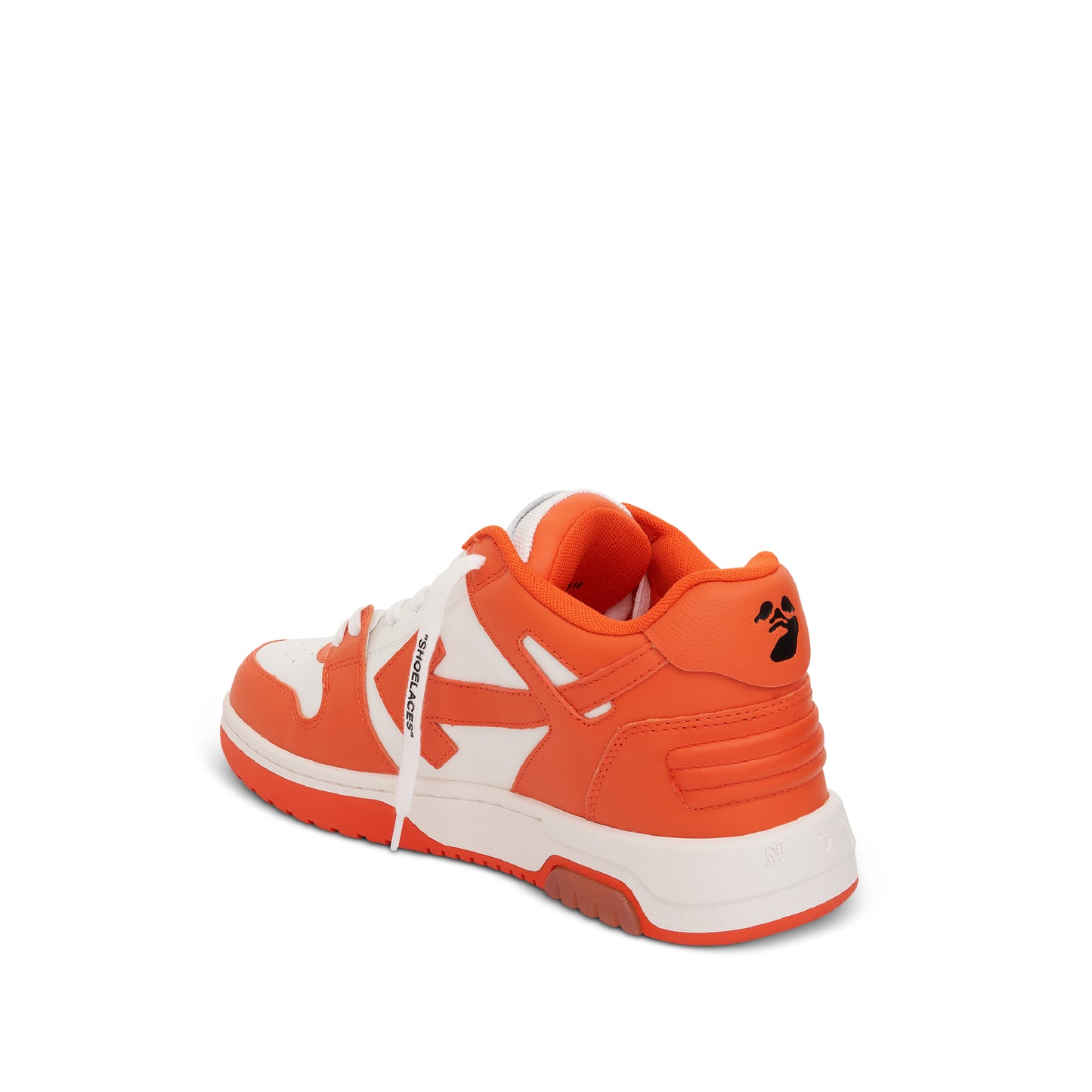 Out Of Office Sneakers in White & Orange