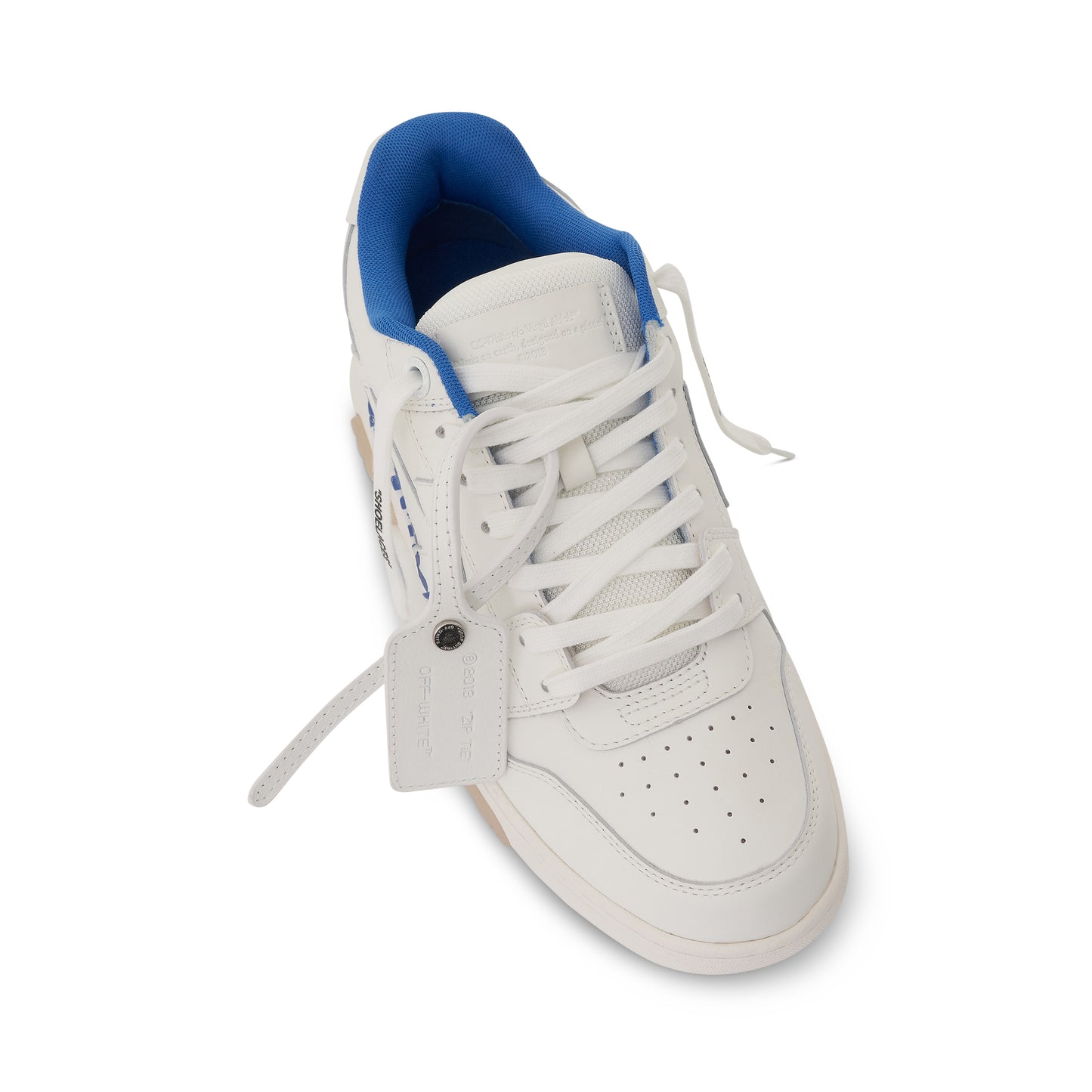 Out Of Office "For Walking" Sneakers in White & Blue