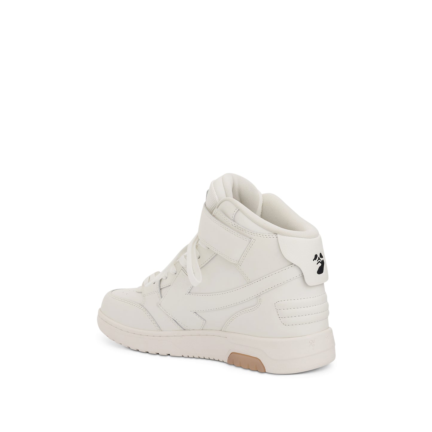 Out Of Office Mid Top Leather Sneaker in White