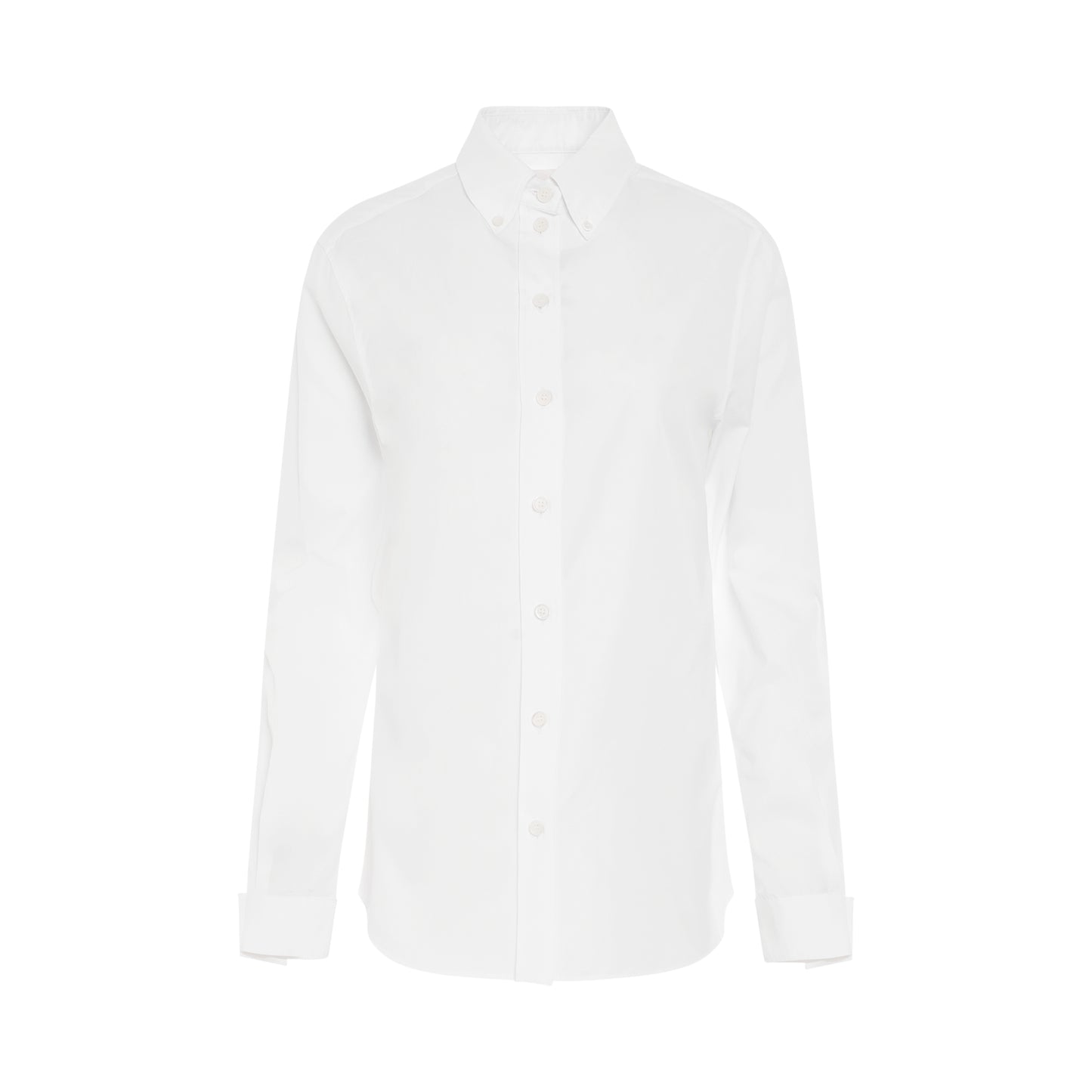 Organic Classic Poplin Shirt in White